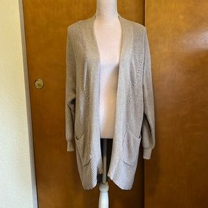 Women’s gray cardigan